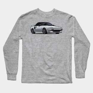 Toyota MR2 SW11 White - Digital drawing Long Sleeve T-Shirt